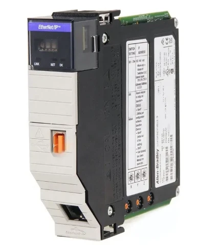 Allen-Bradley 1756-EN2T ControlLogix EtherNet/IP premosni modul 10/100 Mbps, podržava 128 TCP/IP veza.